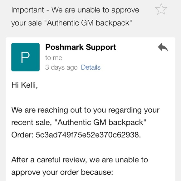 Bought this as authentic reposhed it was fake - Picture 1 of 4